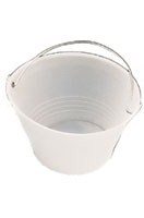 SECCHIO PLASTICA BIANCO 